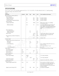 ADF4372BCCZ-RL7 Datasheet Page 3