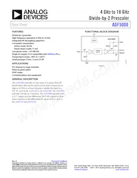 ADF5000BCPZ-RL7 Datasheet Copertura