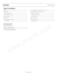 ADF5000BCPZ-RL7 Datasheet Page 2