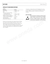 ADF5000BCPZ-RL7 Datasheet Page 4