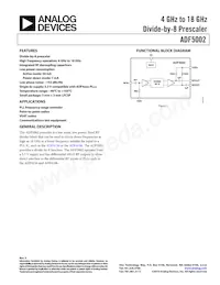 ADF5002BCPZ-RL7 Datasheet Copertura