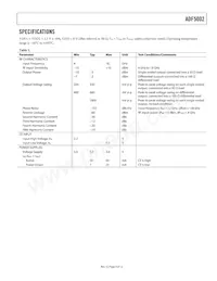 ADF5002BCPZ-RL7 Datasheet Page 3