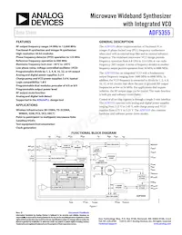 ADF5355BCPZ-RL7 Datasheet Cover
