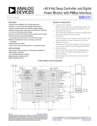 ADM1075-1ARUZ Datasheet Cover