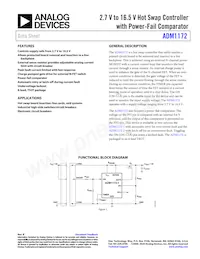ADM1172-1AUJZ-RL7 Datasheet Cover