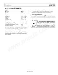 ADM1175-4ARMZ-R7 Datasheet Page 5