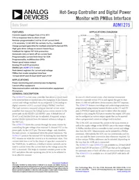 ADM1275-2ARQZ Datenblatt Cover