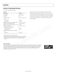 ADN2860ACPZ250-RL7 Datasheet Page 6