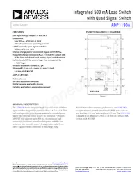 ADP1190AACBZ-R7 Datenblatt Cover