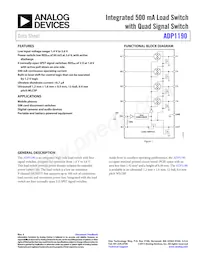 ADP1190ACBZ-R7 Datenblatt Cover