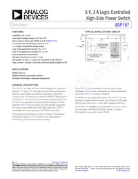 ADP197ACBZ-R7 Datenblatt Cover