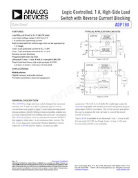 ADP198ACBZ-11-R7 Datasheet Copertura
