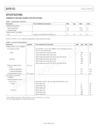 ADPD103BCPZRL Datasheet Page 4
