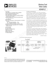 ADV601LCJSTZRL Datasheet Cover