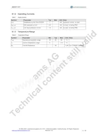 AS3517-T Datasheet Page 14
