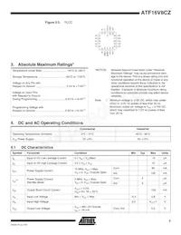 ATF16V8CZ-12JX數據表 頁面 3