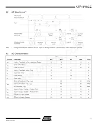 ATF16V8CZ-12JX Datasheet Page 5