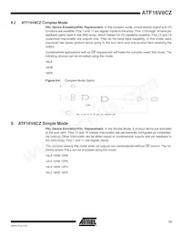 ATF16V8CZ-12JX Datasheet Page 13