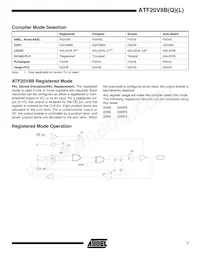 ATF20V8BQL-15PU Datenblatt Seite 7