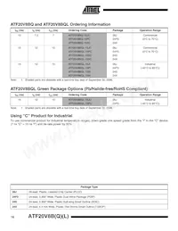 ATF20V8BQL-15PU數據表 頁面 16