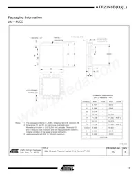 ATF20V8BQL-15PU 데이터 시트 페이지 17