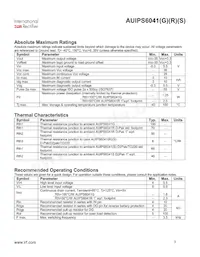 AUIPS6041S Datasheet Page 3