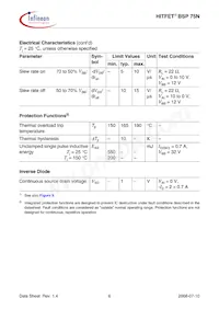 BSP75NNT Datasheet Page 6