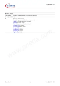 BTS54040LBAAUMA1 Datasheet Page 2