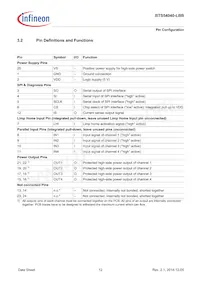 BTS54040LBBAUMA1 Datasheet Page 12