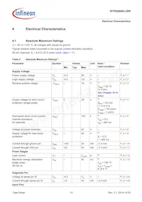 BTS54040LBBAUMA1 Datasheet Page 13