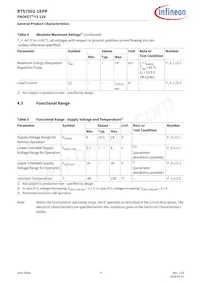BTS70021EPPXUMA1 Datasheet Page 9
