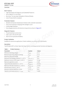 BTS70081EPPXUMA1 Datasheet Page 2