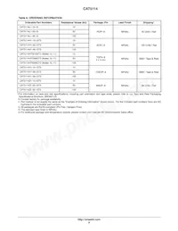 CAT5114ZI-50-G Datasheet Page 9