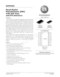 CAT5259WI-50-T1 Datasheet Cover
