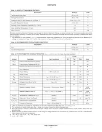 CAT5270YI-50-GT2 Datasheet Pagina 3