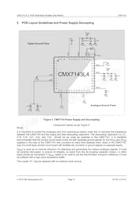 CMX7143L4-REEL數據表 頁面 12