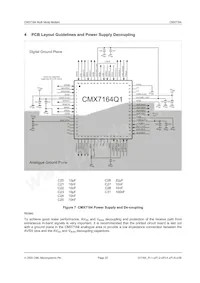 CMX7164Q1-REEL Datasheet Page 22