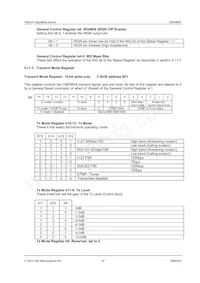 CMX865AE4-REEL Datasheet Pagina 19