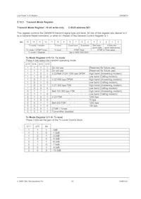 CMX867AD2 Datasheet Pagina 22