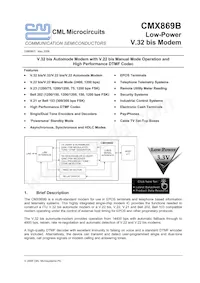 CMX869BD2-REEL Datenblatt Cover