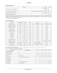 CS51221EDTB16R2G Datasheet Page 3