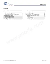 CY2510ZXC-1T Datasheet Page 2