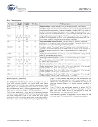 CY2510ZXC-1T Datasheet Page 4