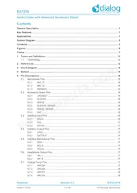 DA7219-02VB6 Datasheet Page 3