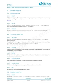 DA7219-02VB6 Datasheet Pagina 16