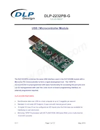 DLP-2232PB-G Datasheet Cover