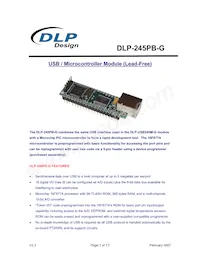 DLP-245PB-G Datasheet Cover