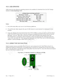 DLP-HS-FPGA2 Datasheet Pagina 9