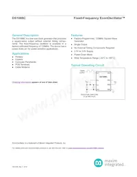 DS1088CX-133+T Datasheet Cover