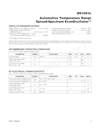DS1091LUA-190/V+T Datasheet Page 2